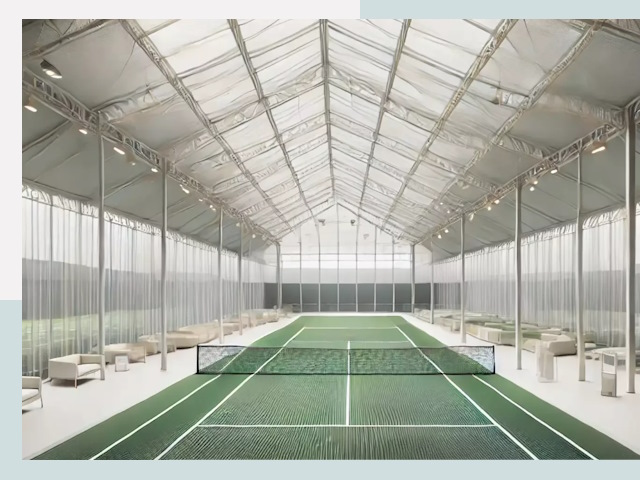 Строительство теннисных кортов в Гукове