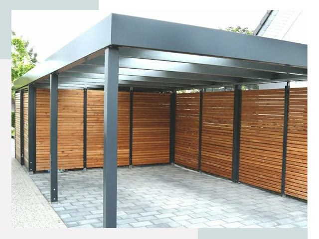 Навесы для парковки в Гукове