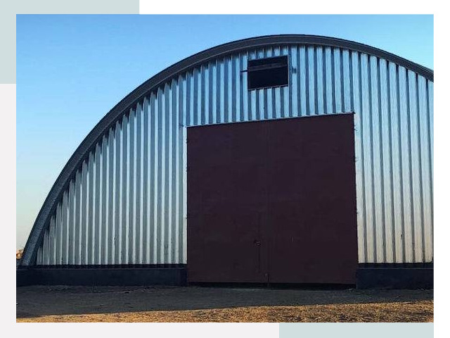 Бескаркасные ангары в Гукове