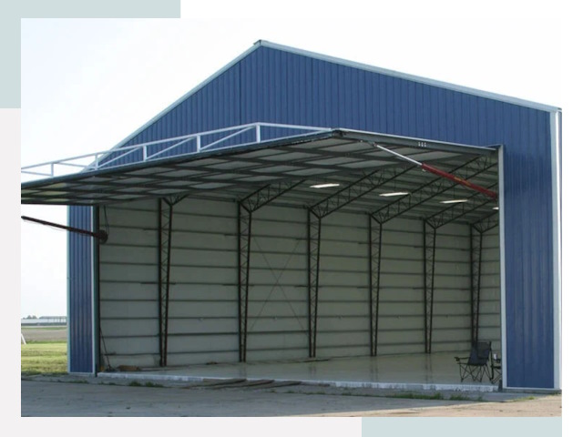 Прямо стенные ангары в Гукове