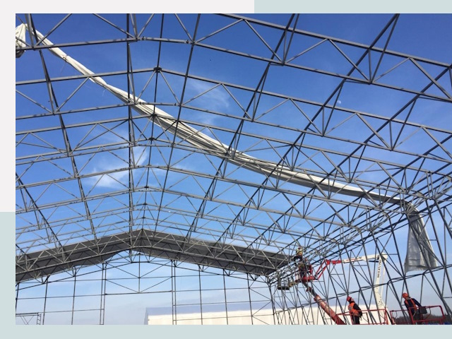 Шатровые ангары от 616 руб. в Гукове и Ростовской области