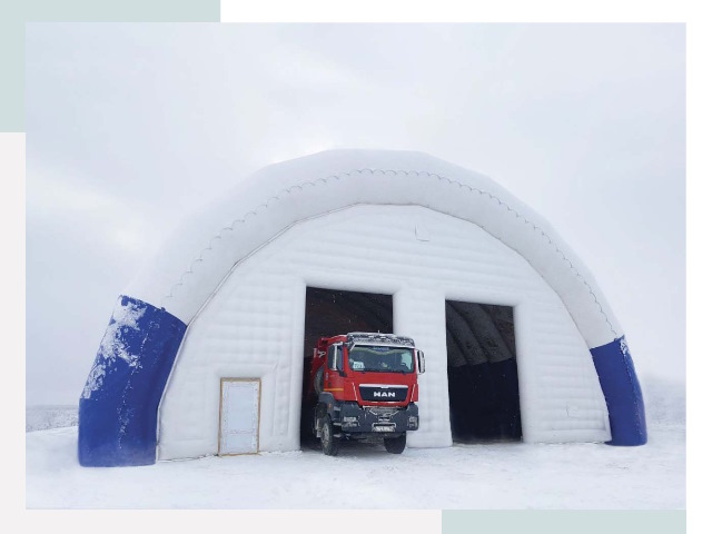 Мобильные ангары в Гукове