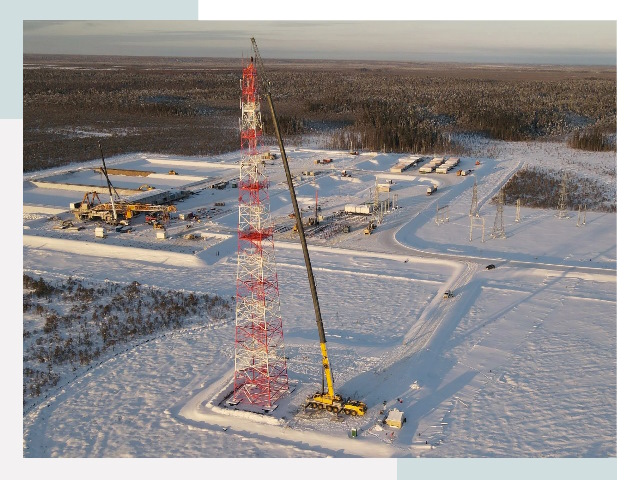 Мачты связи в Гукове