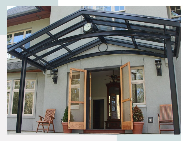 Козырьки металлические в Гукове