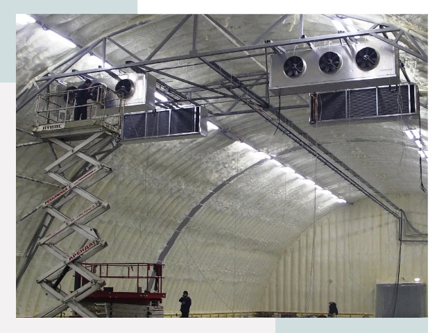 Оснащение ангаров в Гукове
