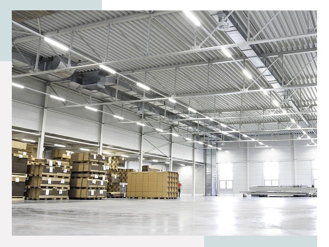 Освещение ангаров в Гукове