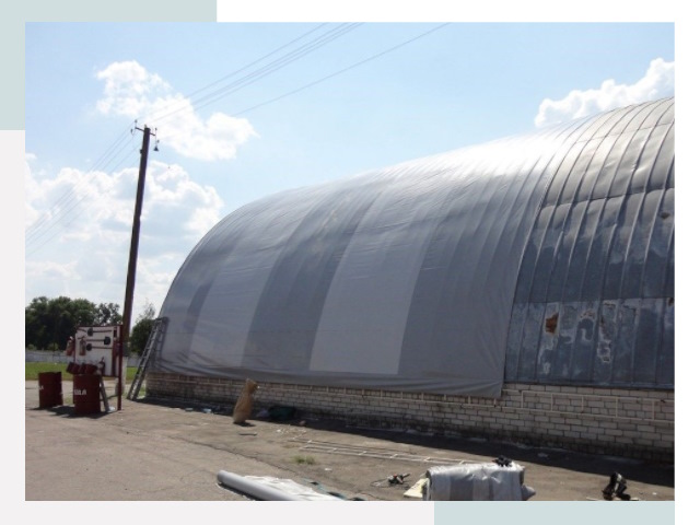 Ремонт ангаров в Гукове