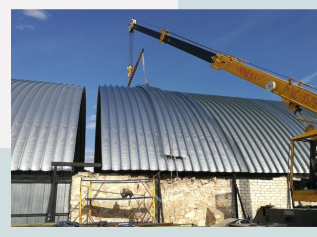 Реконструкция ангаров в Гукове от 616 руб.