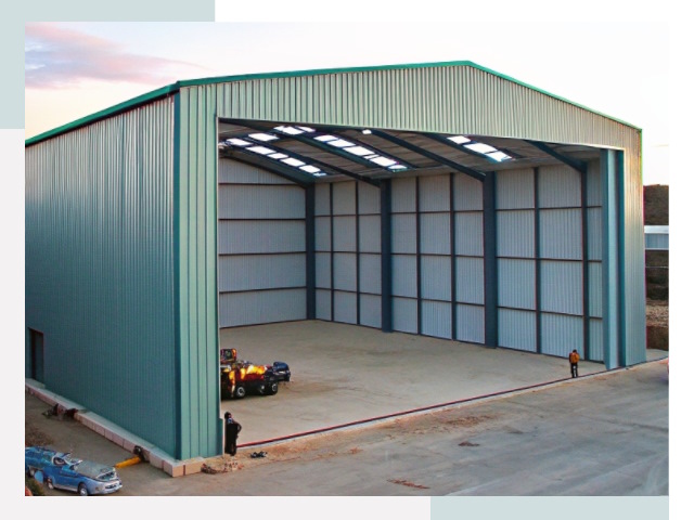 Строительство ангаров в Гукове