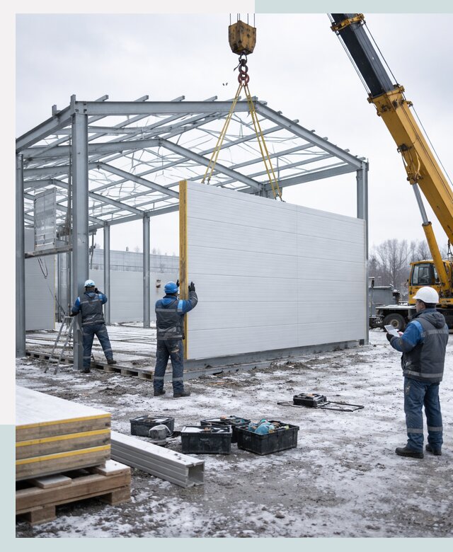 Строительство холодильных складов под ключ в Гукове