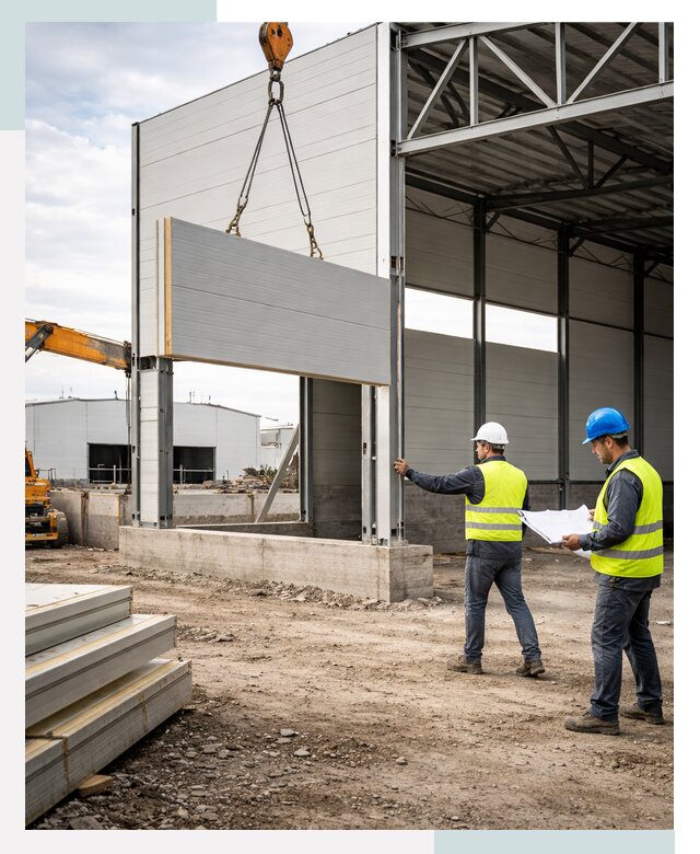 Склад из сэндвич панелей под ключ в Гукове от 9753 р. | СтальСтрой-Гкв