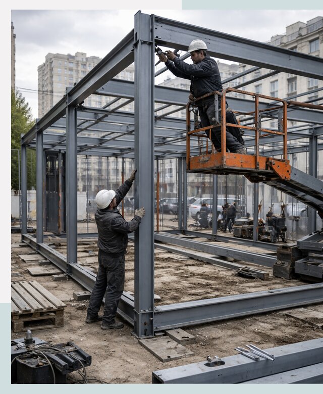 Строительство и монтаж торговых павильонов под ключ в Гукове