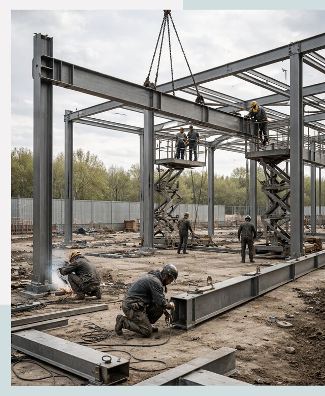 Строительство выставочных павильонов из металлоконструкций в Гукове