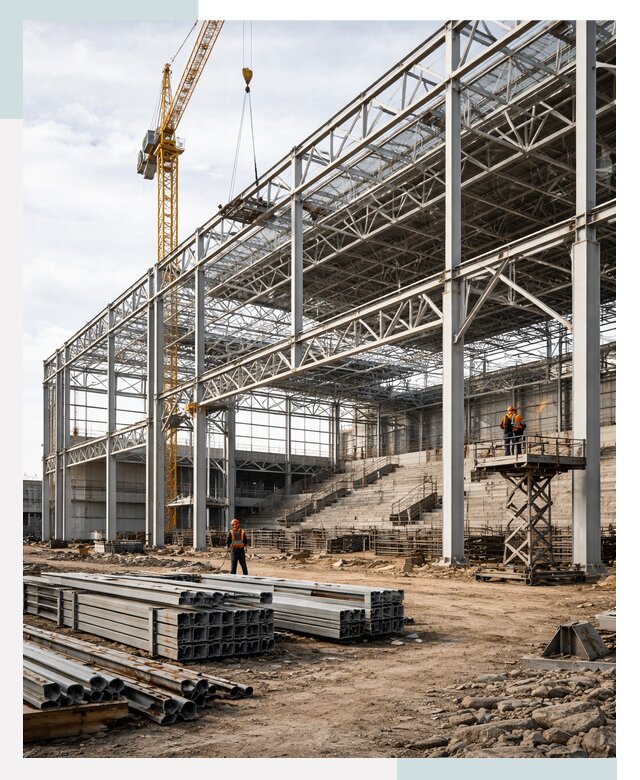 Строительство спортивных комплексов в Гукове от 30798 р. | СтальСтрой-Гкв