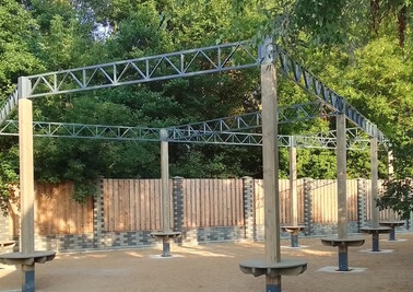 Терраса из металлоконструкций под ключ, проектирование, изготовление и монтаж от СтальСтрой-Гкв